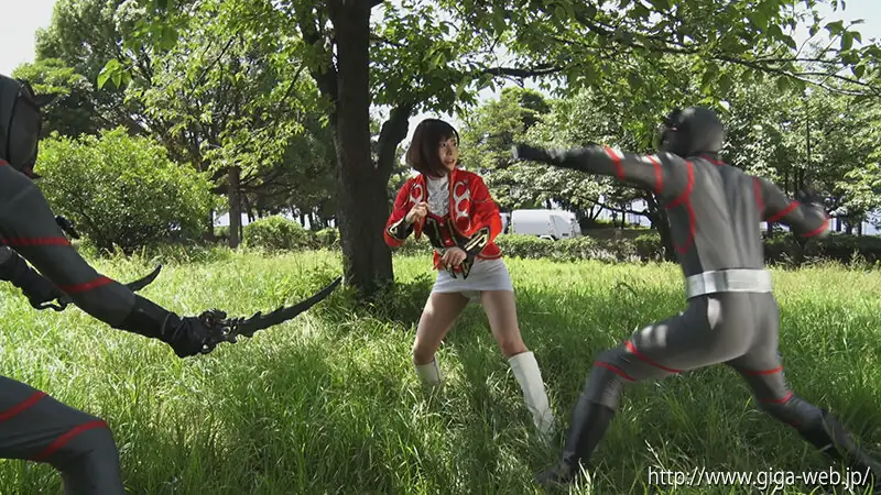 スーパーヒロイン危機一髪！！EX 騎神戦隊レジェンミラー レッドフェニックス シーン画像2