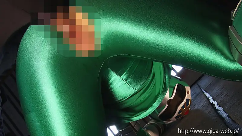 食虫植物怪人に後背位で凌辱されるサイリュウグリーン