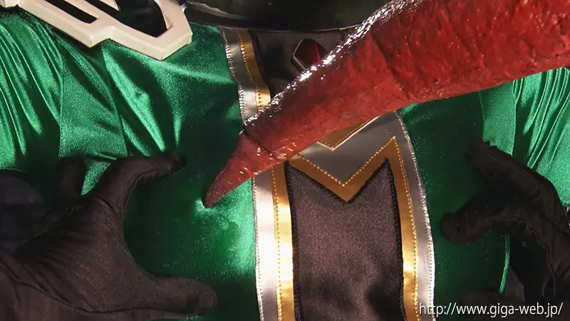 食虫植物怪人に凌辱されるサイリュウグリーン